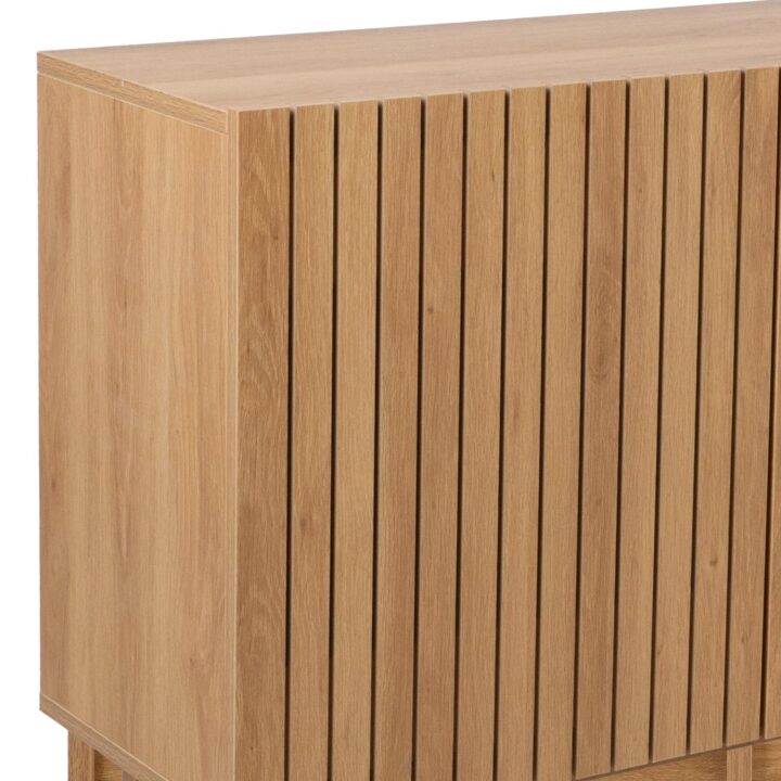 Kummut SUNNY 80x40xH80cm, melamiin tamm Elutoamööbel H01-700 Kapid