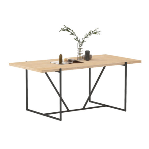 Söögilaud CINDY 180x90xH75cm, melamiin tamm Söögilauad H02-200 Söögilauad