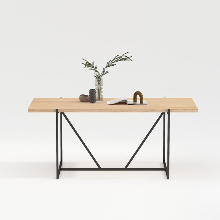 Söögilaud CINDY 180x90xH75cm, melamiin tamm Söögilauad H02-200 Söögilauad