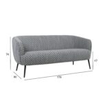 Diivan ACCENT 3-kohaline 179x80xH74cm, hall Diivanid Diivanid