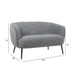 Diivan ACCENT 2-kohaline 129x80xH74cm, hall Diivanid Diivanid