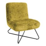 Tugitool FARICA 65x74xH84cm, kollane Elutoamööbel Tugitoolid ja kiiktoolid