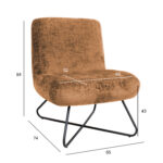 Tugitool FARICA 65x74xH84cm, oran˛ Elutoamööbel Tugitoolid ja kiiktoolid