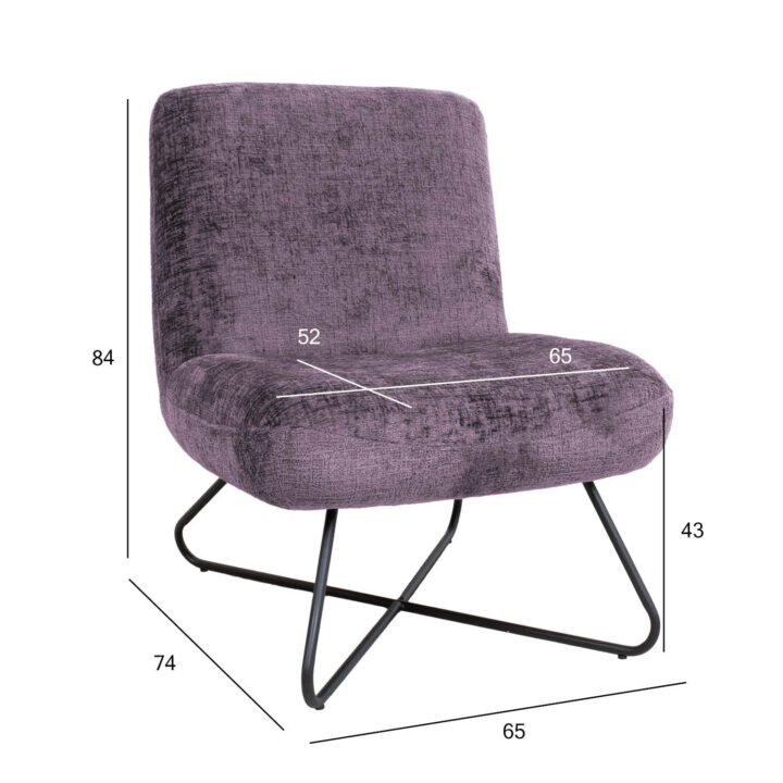 Tugitool FARICA 65x74xH84cm, veinipunane Elutoamööbel Tugitoolid ja kiiktoolid