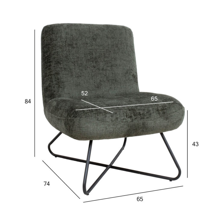 Tugitool FARICA 65x74xH84cm, samblaroheline Elutoamööbel Tugitoolid ja kiiktoolid