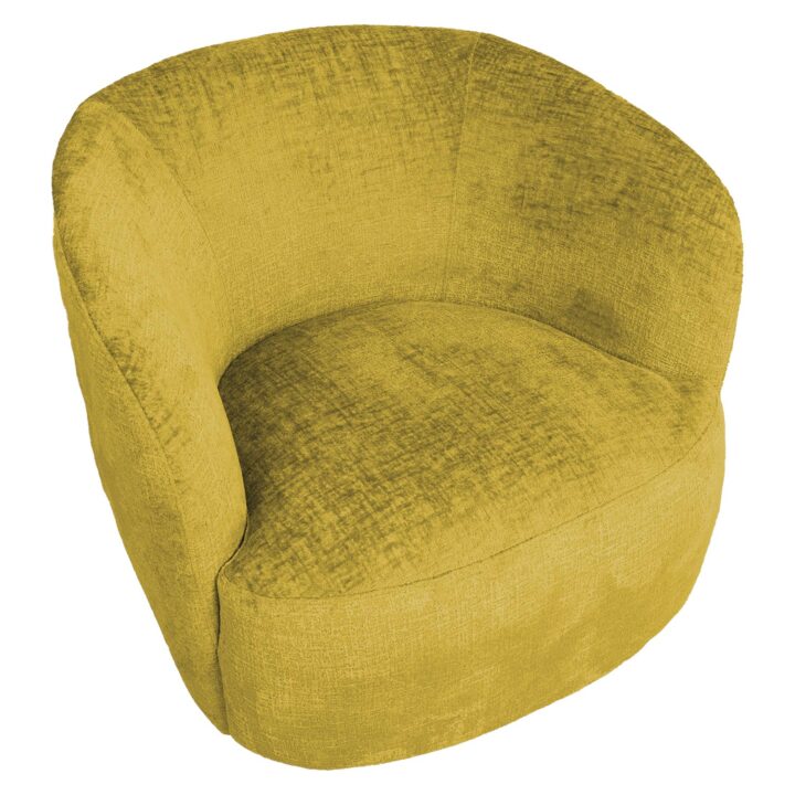 Tugitool MANUELA 84x82xH75cm, kollane Elutoamööbel Tugitoolid ja kiiktoolid