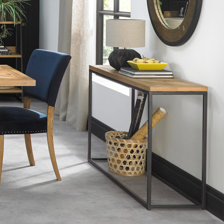 Abilaud INDUS 116x37xH77cm, tamm Abilauad ja serveerimislauad Abilauad ja serveerimislauad