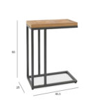 Abilaud INDUS 45,5x25xH60cm, tamm Abilauad ja serveerimislauad Abilauad ja serveerimislauad