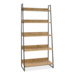 Riiul INDUS 90x43xH190cm, tamm Söögituba H02-400 Vitriinkapid