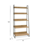 Riiul INDUS 90x43xH190cm, tamm Söögituba H02-400 Vitriinkapid