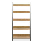 Riiul INDUS 90x43xH190cm, tamm Söögituba H02-400 Vitriinkapid