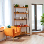 Riiul INDUS 90x43xH190cm, tamm Söögituba H02-400 Vitriinkapid