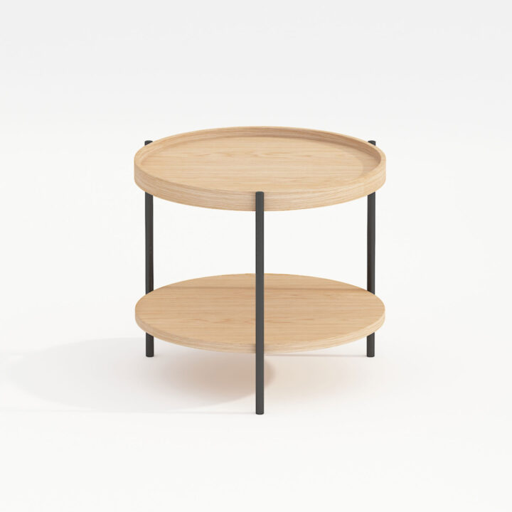 Diivanilaud CINDY D50xH45cm, melamiin tamm Diivanilauad ja abilauad Diivanilauad ja abilauad