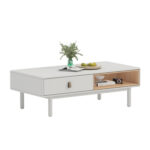 Diivanilaud IRIS 120x60xH40cm, valge Diivanilauad ja abilauad Diivanilauad ja abilauad