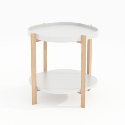 Abilaud NORAH 50x50xH55cm, valge Diivanilauad ja abilauad Diivanilauad ja abilauad