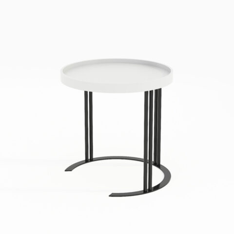 Abilaud KEIRA D50xH50cm, valge Diivanilauad ja abilauad Diivanilauad ja abilauad
