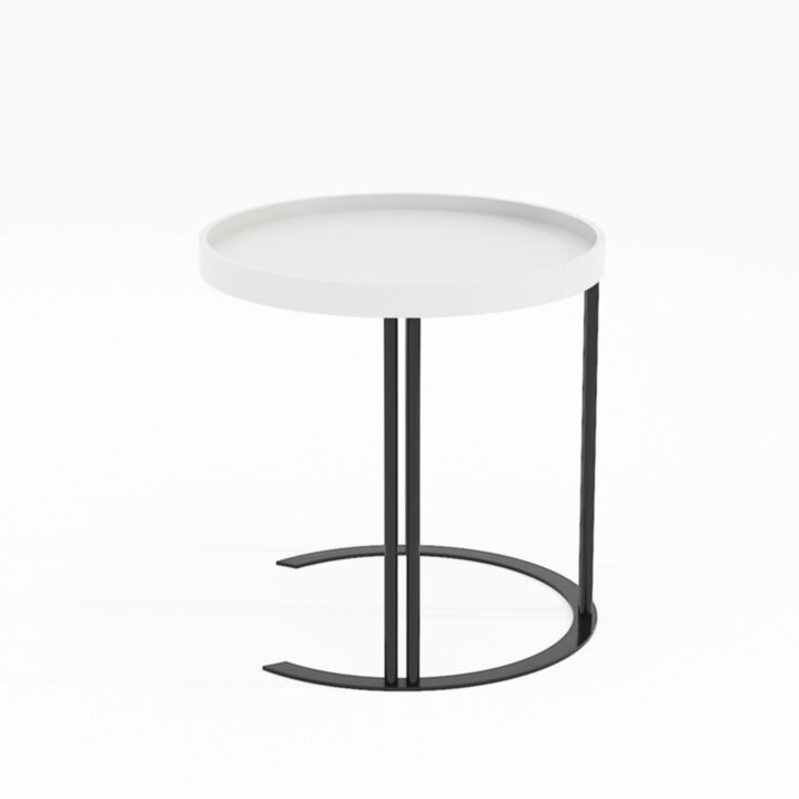 Abilaud KEIRA D50xH50cm, valge Diivanilauad ja abilauad Diivanilauad ja abilauad