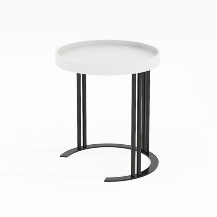 Abilaud KEIRA D40xH45cm, valge Diivanilauad ja abilauad Diivanilauad ja abilauad