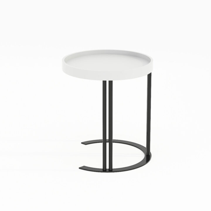 Abilaud KEIRA D40xH45cm, valge Diivanilauad ja abilauad Diivanilauad ja abilauad
