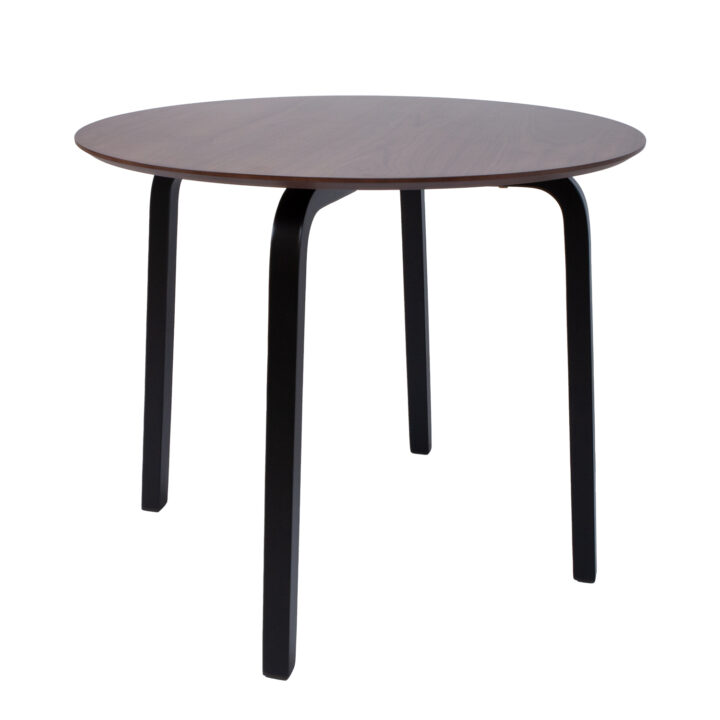 Söögilaud MIA D90xH75cm, pähkel Söögilauad H02-107 Ümmargused söögilauad