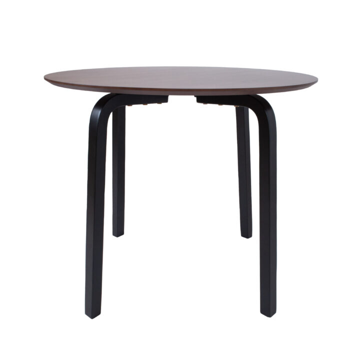 Söögilaud MIA D90xH75cm, pähkel Söögilauad H02-107 Ümmargused söögilauad