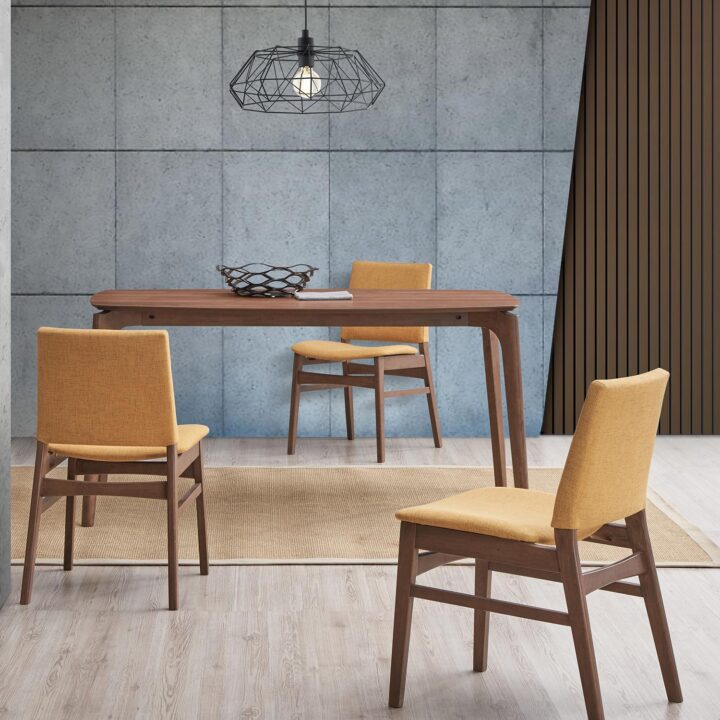 Söögilaud HAYDIE 150x90xH75cm, pähkel Söögilauad H02-200 Söögilauad