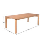 Diivanilaud GARDENIA 120x60xH45cm, tamm Diivanilauad ja abilauad