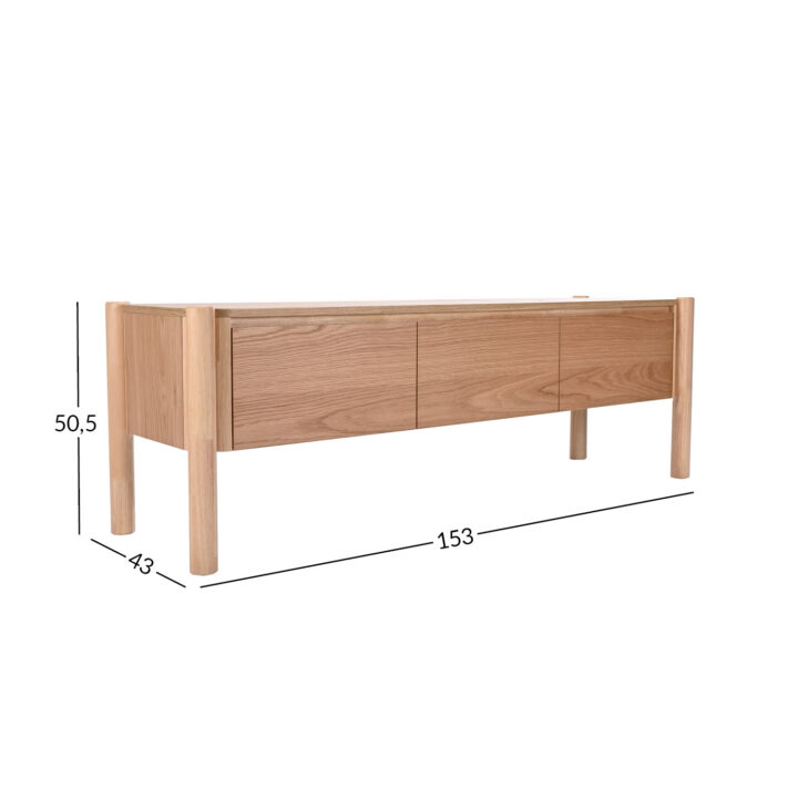 TV laud GARDENIA 153x43xH50,5cm, tamm Elutoamööbel