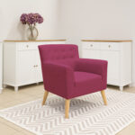 Tugitool MOVIE 83x76xH83cm, fuksia Elutoamööbel H01-500 Tugitoolid ja kiiktoolid