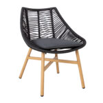 Tool HELSINKI must 64x65xH84cm, must Aiatoolid ja aiapingid Aiatoolid ja aiapingid