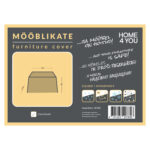 Mööblikate 170x170x90cm, ilmastikukindel Aiamööbli katted Aiamööbli katted