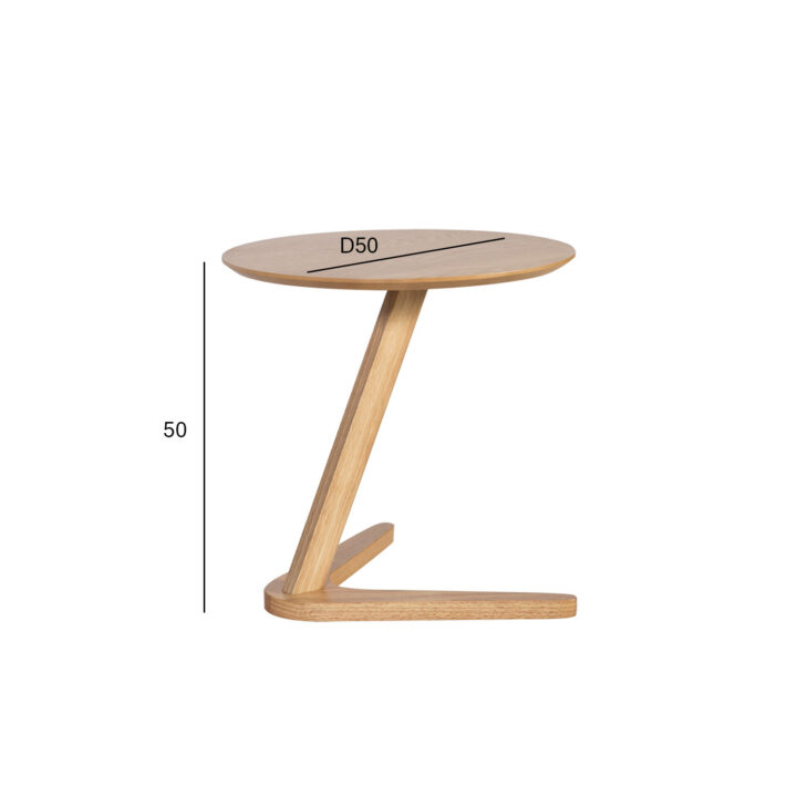 Abilaud LANA D50xH50cm, tamm Abilauad ja serveerimislauad Abilauad ja serveerimislauad