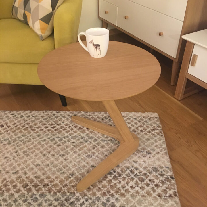 Abilaud LANA D50xH50cm, tamm Abilauad ja serveerimislauad Abilauad ja serveerimislauad