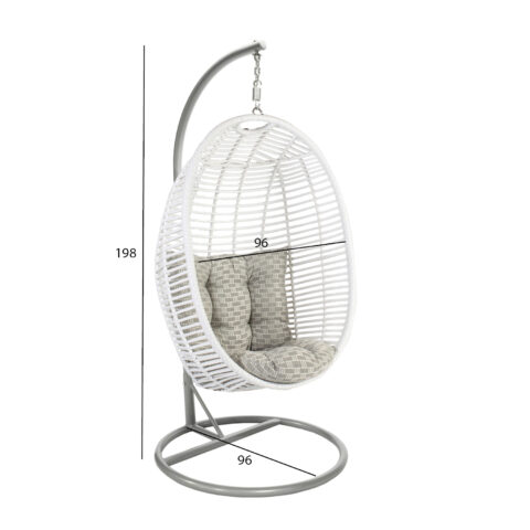 Ripptool CORA 96x96xH198cm, valge Kiiged ja ripptoolid Esilehe tooted