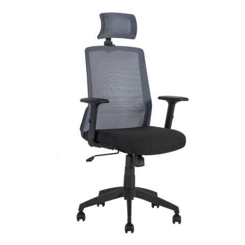 Töötool BRAVO 62x53xH114-120cm, must/hall Arvutitoolid ja töötoolid ALPHA