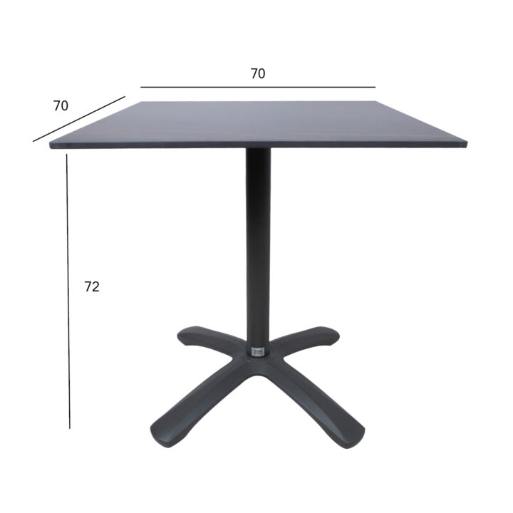 Laud BEIDA 70x70xH72cm, hall Aialauad Aialauad
