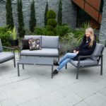 Aiamööblikomplekt ADRIO laud, diivan ja 2 tooli Aiadiivanid ja komplektid Diivanikomplektid