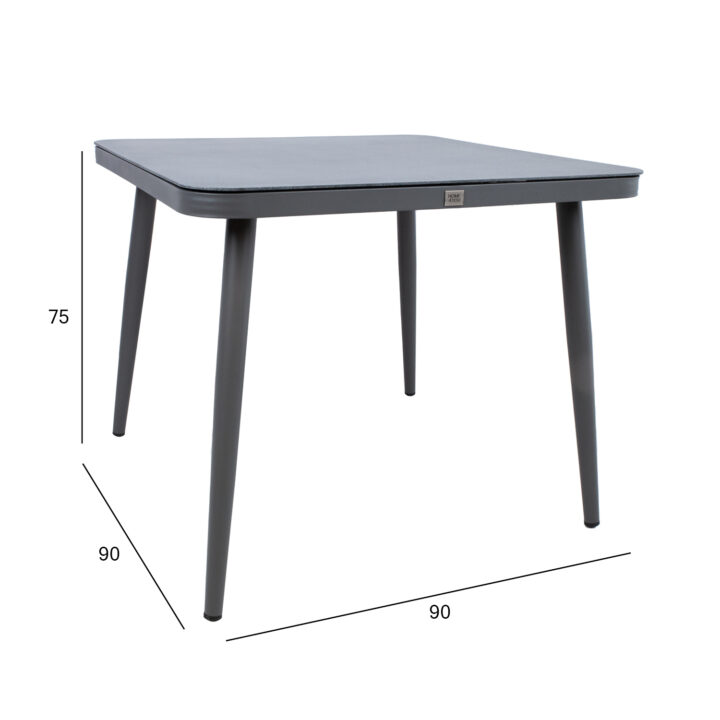 Laud ANDROS 90x90xH75cm, hall Aialauad Aialauad