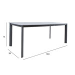 Laud BEIDA 180x90xH75cm, hall Aialauad Aialauad