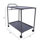 Serveerimislaud MAGIC 88x44xH80cm, tumehall Aialauad Aialauad