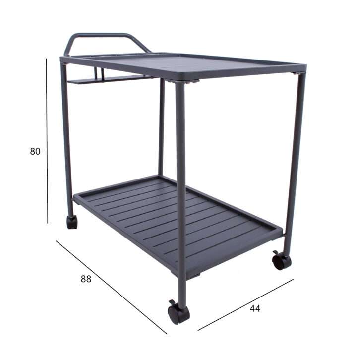 Serveerimislaud MAGIC 88x44xH80cm, tumehall Aialauad Aialauad