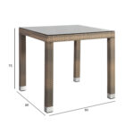 Laud LARACHE 80x80xH75cm, beež Aialauad Aialauad