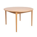 Söögilaud TROYES D100+32xH75cm, tamm Elutoamööbel