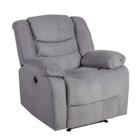Tugitool CYRUS elektriline recliner 99x95xH102cm, hall Elutoamööbel H01-500 Tugitoolid ja kiiktoolid