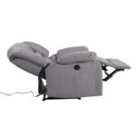 Tugitool CYRUS elektriline recliner 99x95xH102cm, hall Elutoamööbel H01-500 Tugitoolid ja kiiktoolid