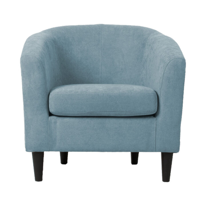 Tugitool WESTER 76×68,5xH74cm, kattematerjal: kangas, värvus: hallikassinine, tumedad plastikjalad Elutoamööbel SARI