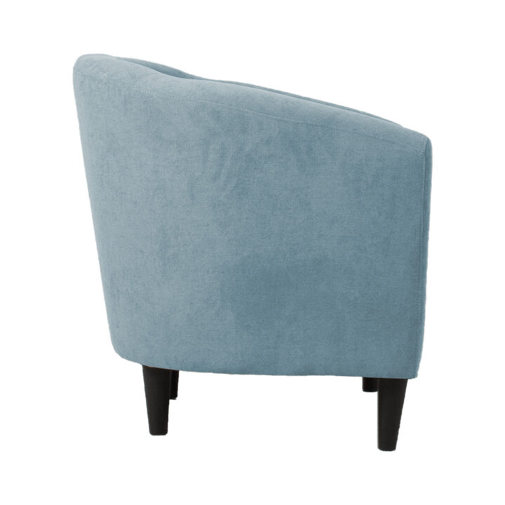 Tugitool WESTER 76×68,5xH74cm, kattematerjal: kangas, värvus: hallikassinine, tumedad plastikjalad Elutoamööbel SARI