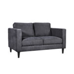 Diivan SPENCER 2-kohaline 140x86xH86cm, tumehall Diivanid Diivanid