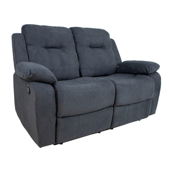 Diivan DIXON 2-kohaline recliner, 155x95xH102cm, tumehall, polüesterkangas, vineer, metall Diivanid Diivanid