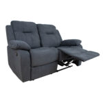 Diivan DIXON 2-kohaline recliner, 155x95xH102cm, tumehall, polüesterkangas, vineer, metall Diivanid Diivanid